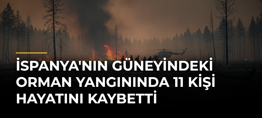 İspanya'nın Güneyindeki Orman Yangınında 11 Kişi Hayatını Kaybetti