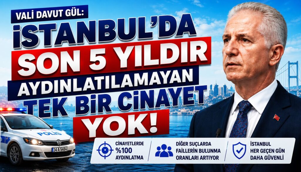 Vali Davut Gül İstanbul’un Güvenlik Raporunu Açıkladı