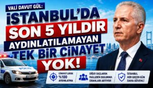 Vali Davut Gül İstanbul’un Güvenlik Raporunu Açıkladı
