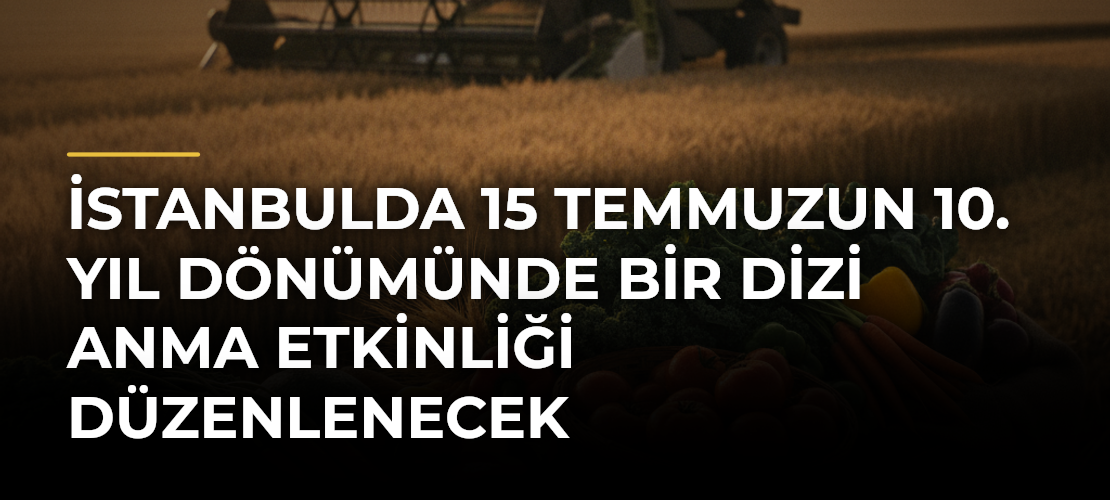 İstanbulda 15 Temmuzun 10. yıl dönümünde bir dizi anma etkinliği düzenlenecek