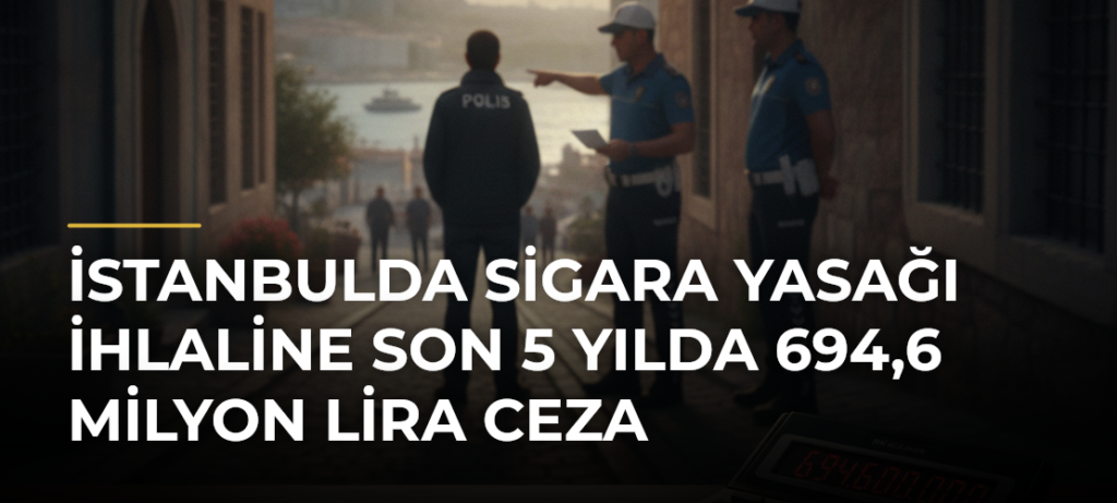 İstanbulda sigara yasağı ihlaline son 5 yılda 694,6 milyon lira ceza