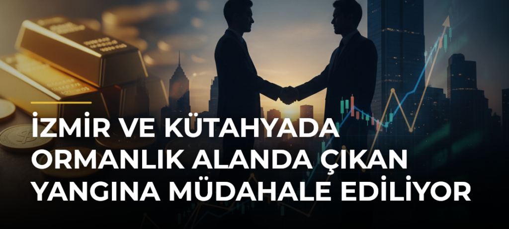 İzmir ve Kütahyada Ormanlık Alanda Çıkan Yangına Müdahale Ediliyor