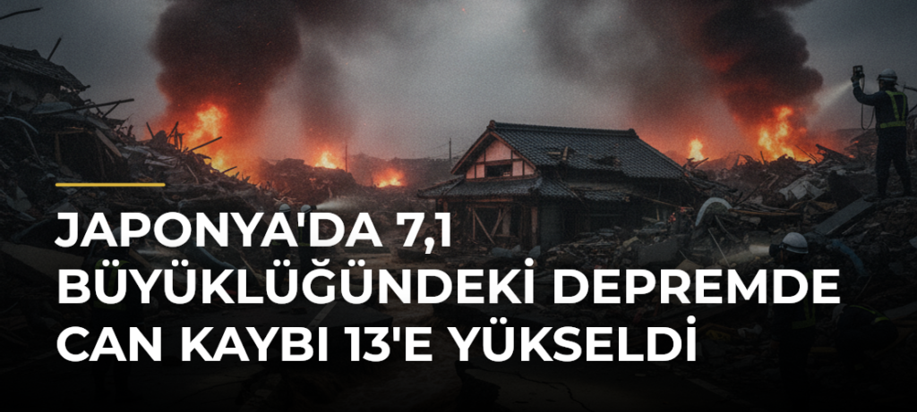 Japonya’da 7,1 Büyüklüğündeki Depremde Can Kaybı 13’e Yükseldi