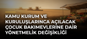 Kamu kurum ve kuruluşlarınca açılacak çocuk bakımevlerine dair yönetmelik değişikliği Resmi Gazetede