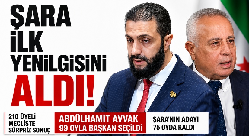 Suriye Meclisi’nde Sürpriz Sonuç: Şara’nın Adayı Kaybetti