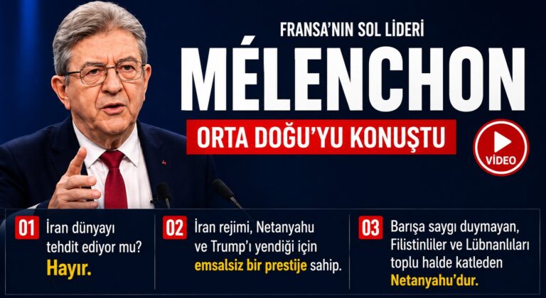 Jean-Luc Mélenchon, İran dünyayı tehdit ediyor mu? Hayır.
