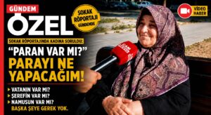SOKAK RÖPORTAJI: KADINA SORULDU PARAN VARMI?