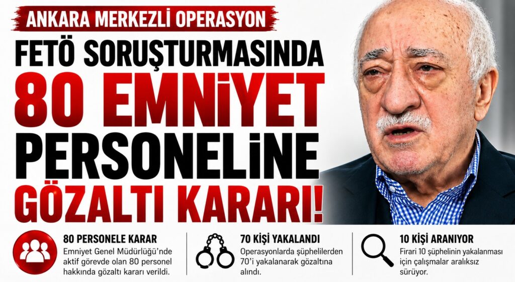 Ankara Merkezli FETÖ Operasyonu