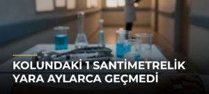 Kolundaki 1 Santimetrelik Yara Aylarca Geçmedi