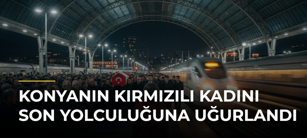 Konyanın Kırmızılı Kadını Son Yolculuğuna Uğurlandı