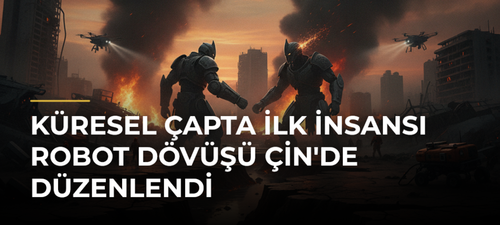 Küresel Çapta İlk İnsansı Robot Dövüşü Çin’de Düzenlendi