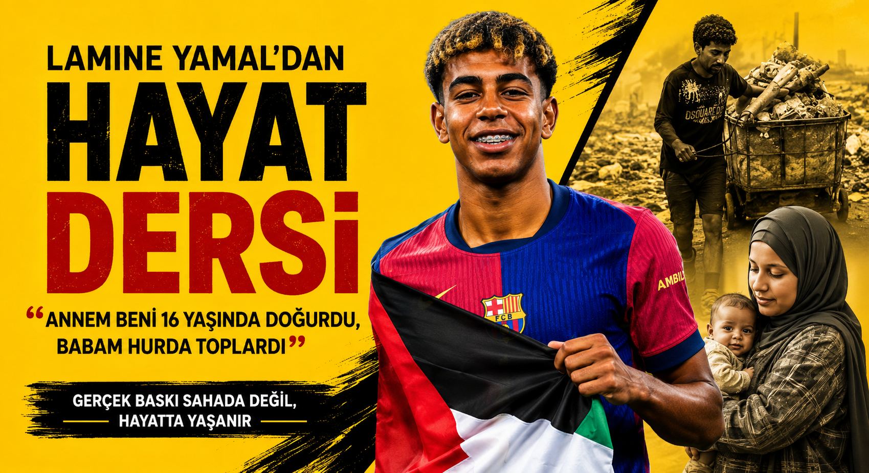 Dünyaca Ünlü Futbolcu Lamine Yamal’dan Hayat Dersi