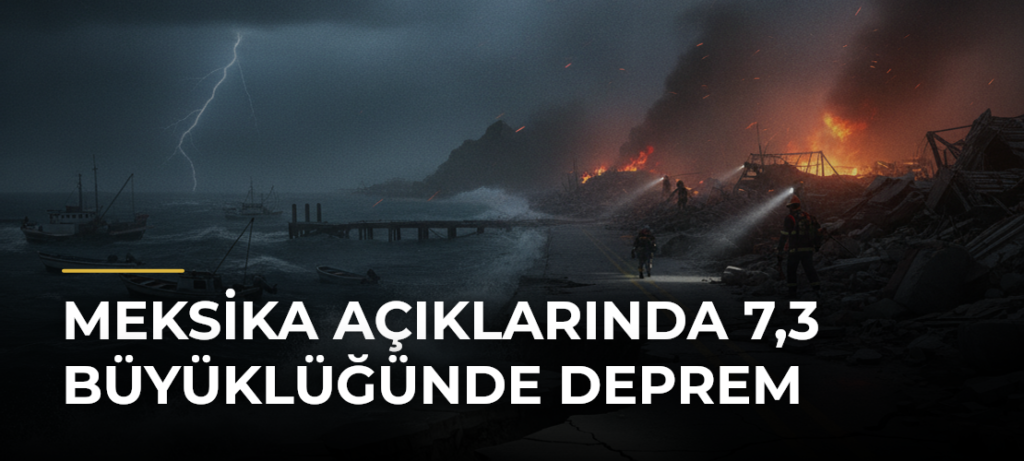 Meksika Açıklarında 7,3 Büyüklüğünde Deprem