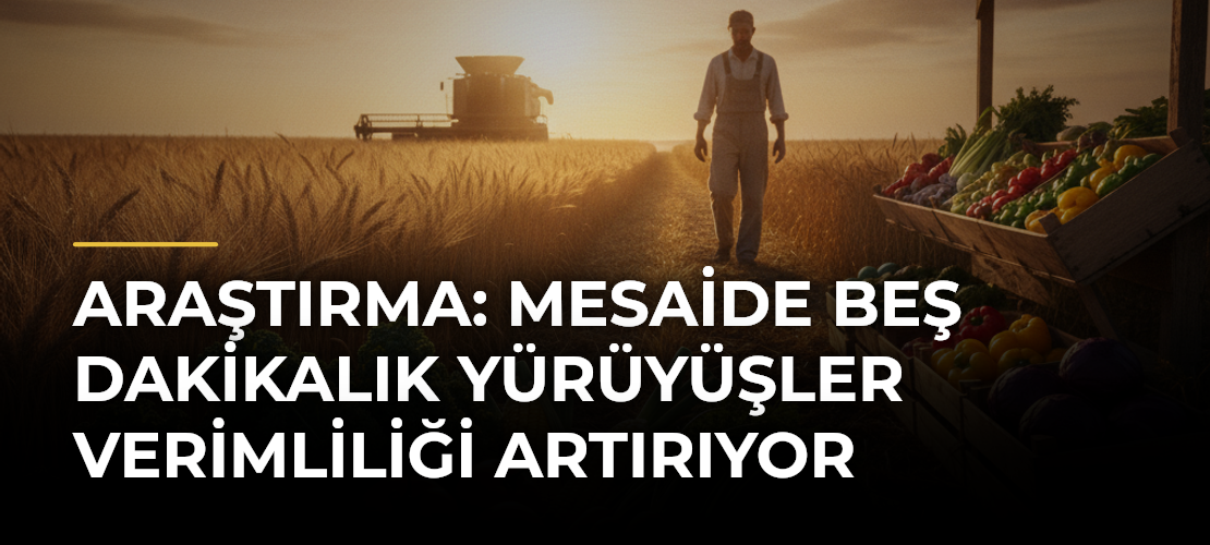 Araştırma: Mesaide Beş Dakikalık Yürüyüşler Verimliliği Artırıyor