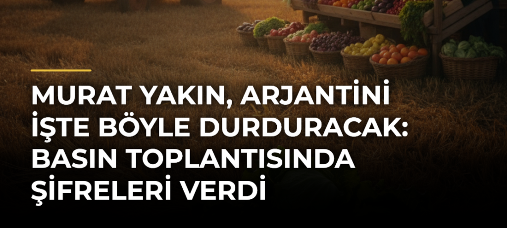 Murat Yakın, Arjantini işte böyle durduracak: Basın toplantısında şifreleri verdi