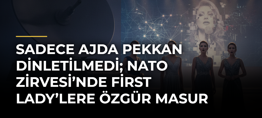Sadece Ajda Pekkan dinletilmedi; NATO Zirvesi’nde first lady’lere Özgür Masur defilesi sürprizi