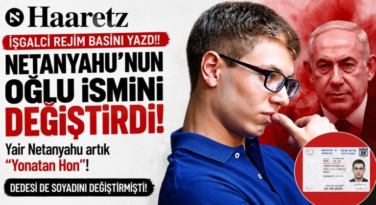 Netanyahu’nun oğlu ismini değiştirdi!