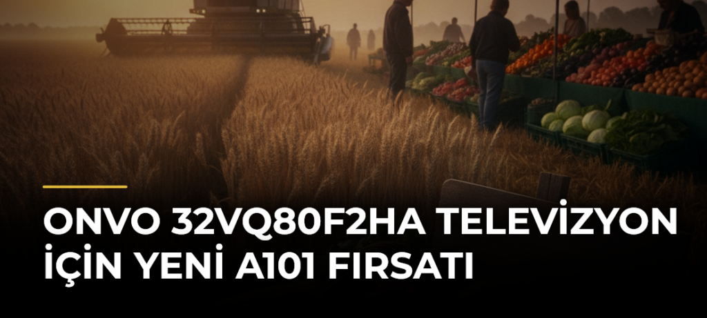 Onvo 32VQ80F2HA Televizyon için Yeni A101 Fırsatı