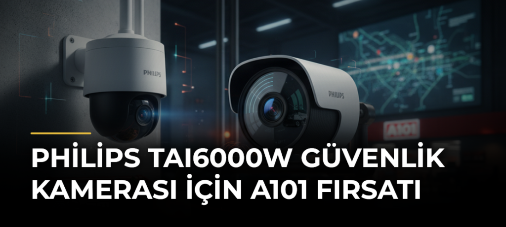 Philips TAI6000W Güvenlik Kamerası için A101 Fırsatı