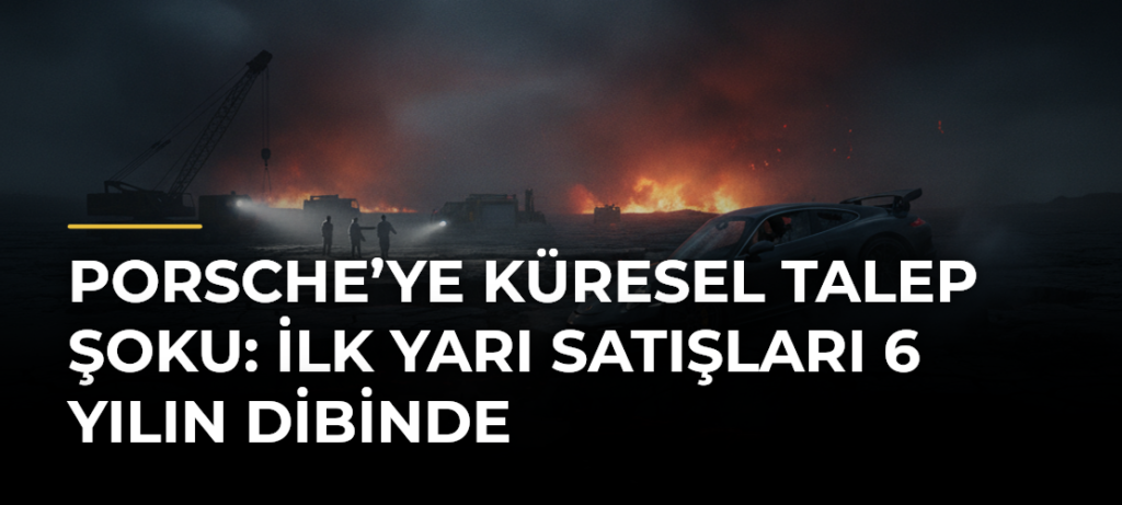 Porsche’ye küresel talep şoku: İlk yarı satışları 6 yılın dibinde
