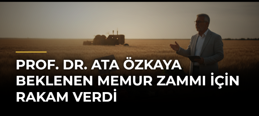 Prof. Dr. Ata Özkaya Beklenen Memur Zammı İçin Rakam Verdi