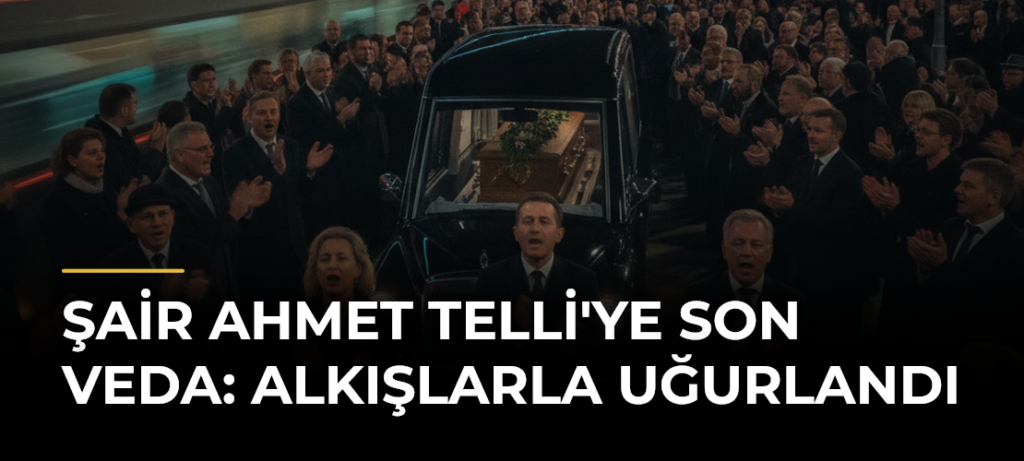 Şair Ahmet Telli’ye Son Veda: Alkışlarla Uğurlandı