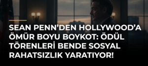 Sean Penn’den Hollywood’a ömür boyu boykot: Ödül törenleri bende sosyal rahatsızlık yaratıyor!