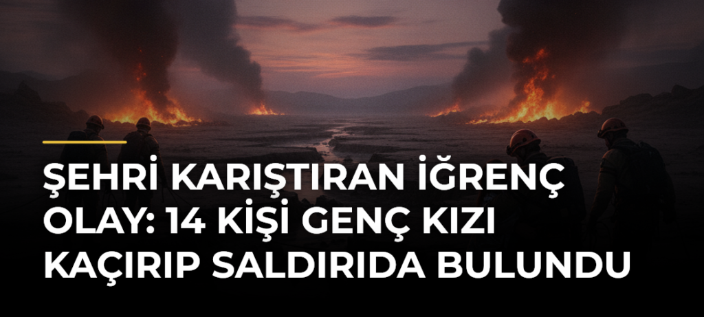 Şehri Karıştıran İğrenç Olay: 14 Kişi Genç Kızı Kaçırıp Saldırıda Bulundu