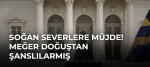 Soğan Severlere Müjde! Meğer Doğuştan Şanslılarmış