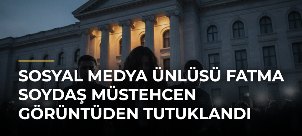 Sosyal medya ünlüsü Fatma Soydaş müstehcen görüntüden tutuklandı