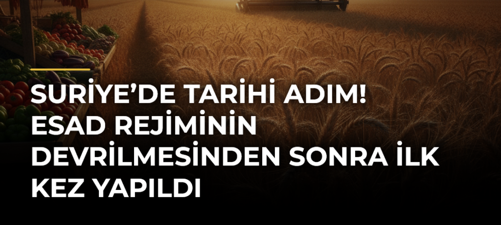 Suriye’de tarihi adım! Esad rejiminin devrilmesinden sonra ilk kez yapıldı
