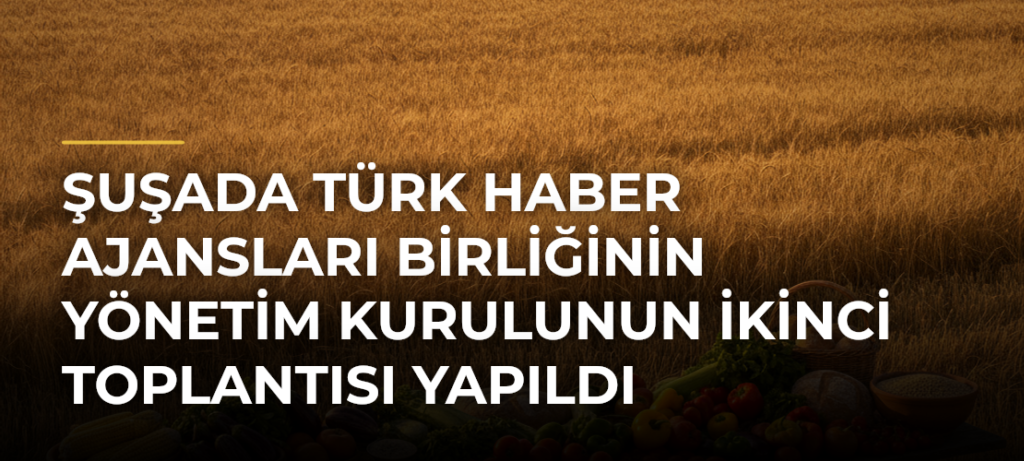 Şuşada Türk Haber Ajansları Birliğinin Yönetim Kurulunun İkinci Toplantısı Yapıldı