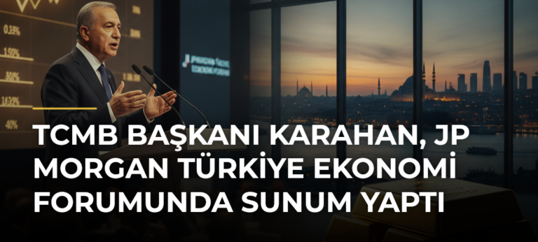 TCMB Başkanı Karahan, JP Morgan Türkiye Ekonomi Forumunda sunum yaptı