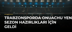 Trabzonsporda Onuachu Yeni Sezon Hazırlıkları İçin Geldi