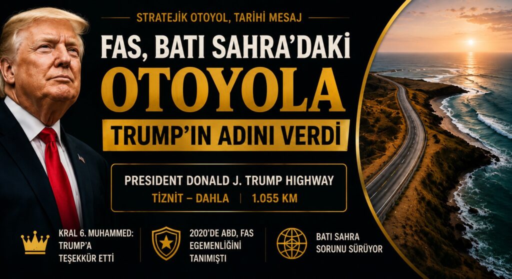 Fas, Otoyola Donald Trump’ın Adını Verdi