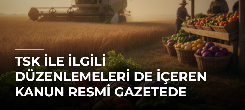 TSK ile ilgili düzenlemeleri de içeren kanun Resmi Gazetede