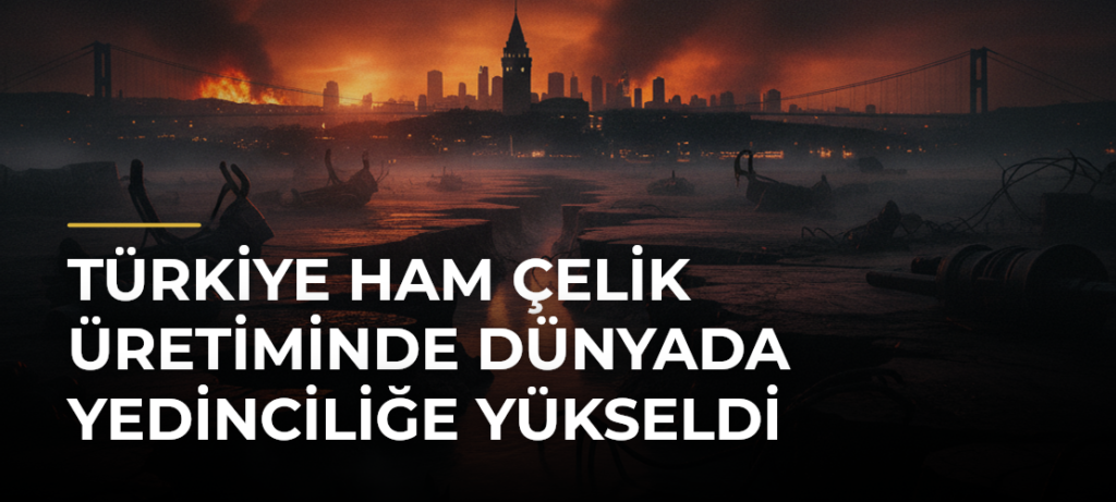 Türkiye ham çelik üretiminde dünyada yedinciliğe yükseldi