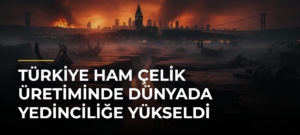 Türkiye ham çelik üretiminde dünyada yedinciliğe yükseldi