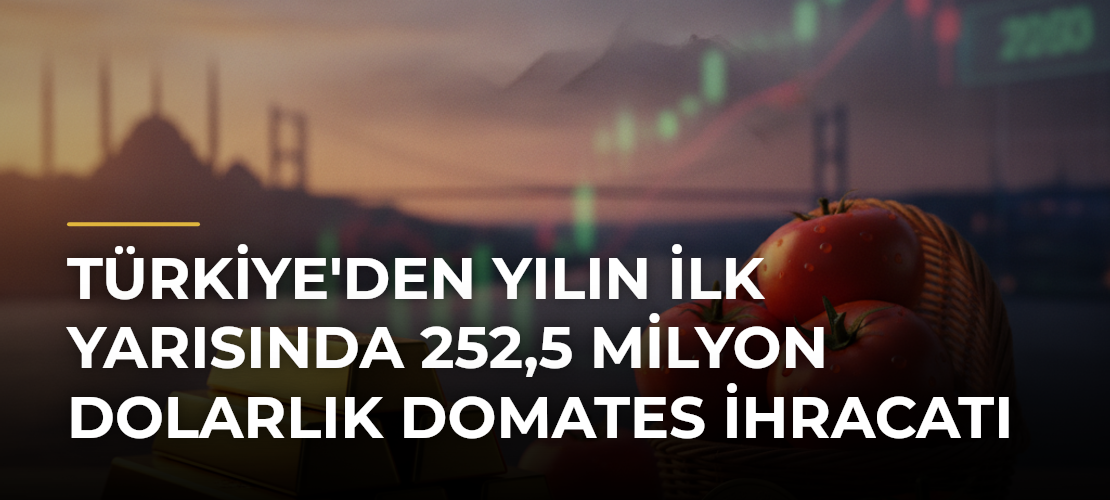 Türkiye'den yılın ilk yarısında 252,5 milyon dolarlık domates ihracatı - Mirat Haber