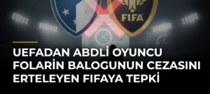 UEFAdan ABDli oyuncu Folarin Balogunun cezasını erteleyen FIFAya tepki