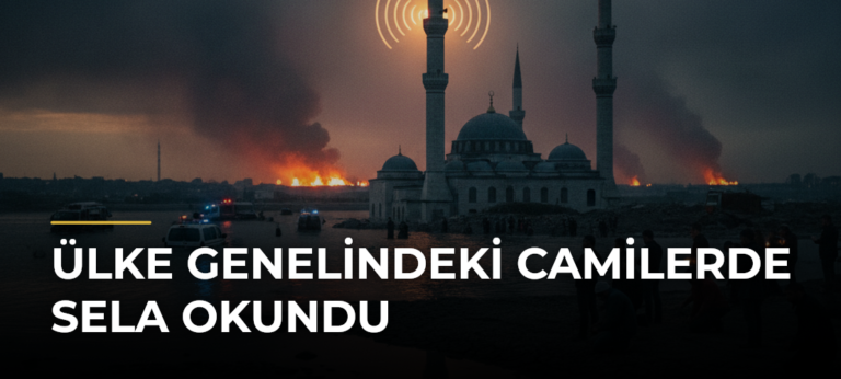 Ülke Genelindeki Camilerde Sela Okundu