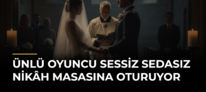 Ünlü oyuncu sessiz sedasız nikâh masasına oturuyor