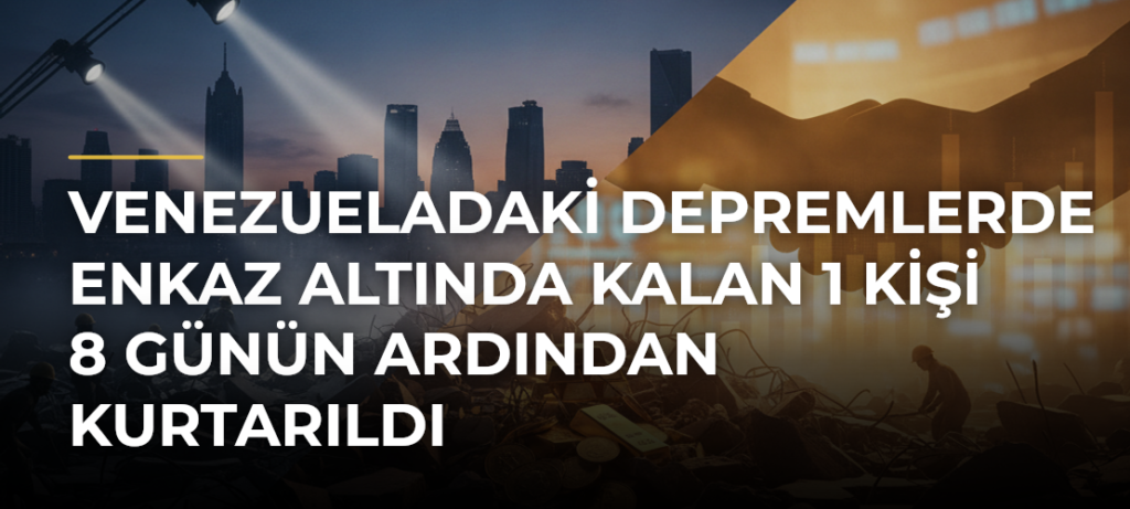 Venezueladaki depremlerde enkaz altında kalan 1 kişi 8 günün ardından kurtarıldı