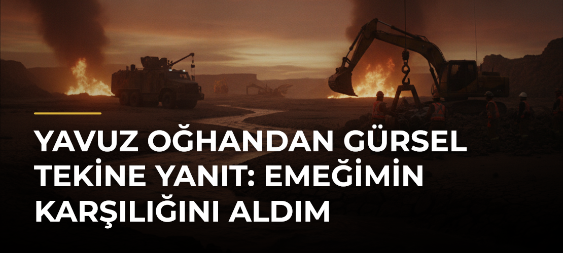 Yavuz Oğhandan Gürsel Tekine yanıt: Emeğimin karşılığını aldım - Mirat Haber