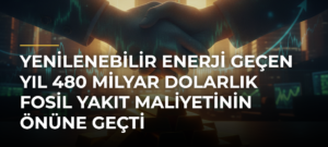 Yenilenebilir enerji geçen yıl 480 milyar dolarlık fosil yakıt maliyetinin önüne geçti