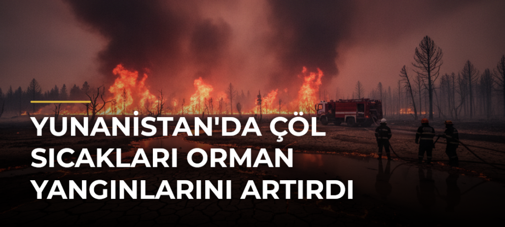 Yunanistan’da Çöl Sıcakları Orman Yangınlarını Artırdı
