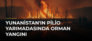Yunanistan’ın Pilio Yarımadasında Orman Yangını