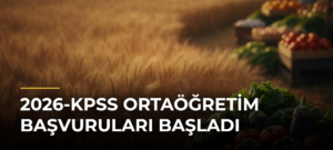 2026-KPSS Ortaöğretim Başvuruları Başladı