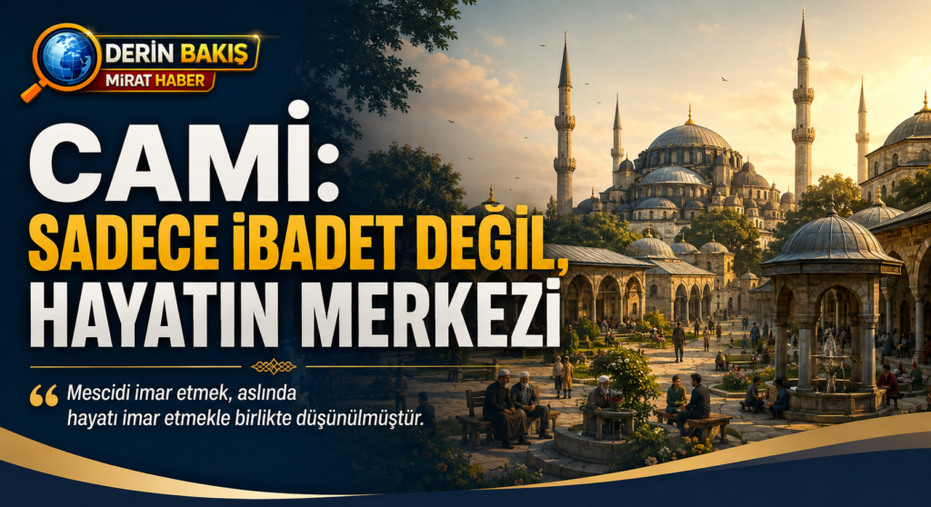 CAMİ: SADECE İBADET MÂKÂNI DEĞİL, HAYATIN MERKEZİ