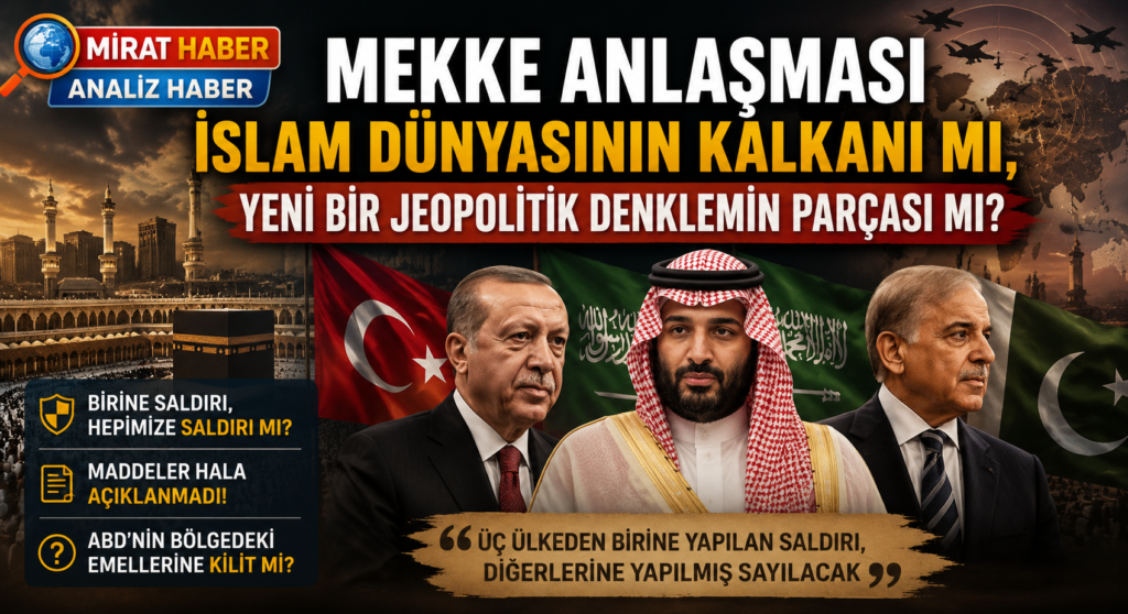 Mekke Anlaşması: İslam Dünyasının Kalkanı mı, Yeni Bir Jeopolitik Denklemin Parçası mı?